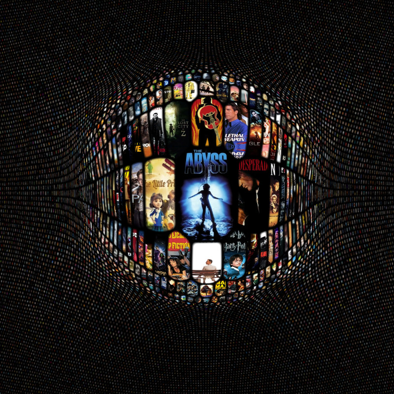 Screenshot of Dive into 50,000 Film Posters: An Interactive WebGL Visualization